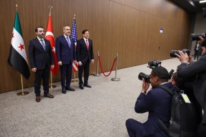 AA 20250515 37965424 37965421 DISISLERI BAKANI FIDAN TURKIYEABDSURIYE UCLU GORUSMESINE KATILDI