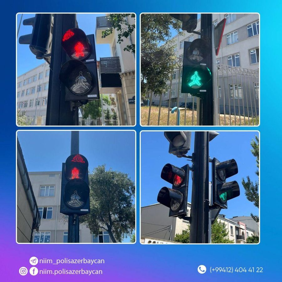 Bakıda yeni işıqforlar quraşdırıldı - FOTO