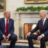 President Joe Biden meets with President elect Donald Trump on November 13 2024 in the White House Oval Office