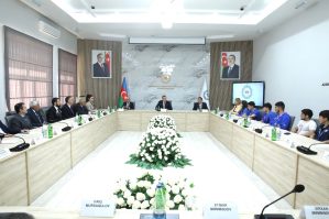 Azərbaycan Həmkarlar İttifaqları Konfederasiyasında görüş keçirildi - FOTOLAR