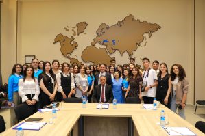 Mirşahin Ağayev və Murad Dadaşov Naxçıvanda gənc jurnalistlərlə görüşdülər - FOTOLAR