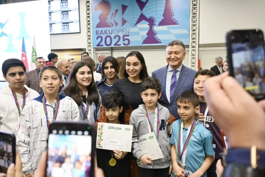 Leyla Əliyeva "Baku Open-2025"-in bağlanış mərasimində - FOTO