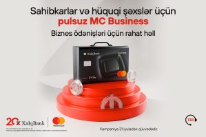 Xalq Bankdan sahibkar və hüquqi şəxslərə Mastercard Business kartı hədiyyə!