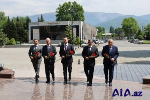 Novruzəli Aslanov İsmayıllıda Ağsaqqallar Şurasının hesabat iclasında - FOTO