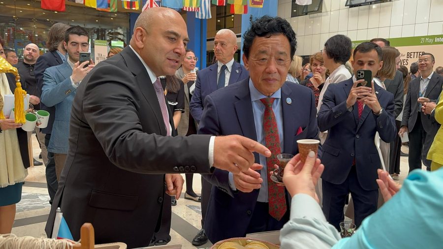 Azərbaycan çayı Romada - FOTOLAR