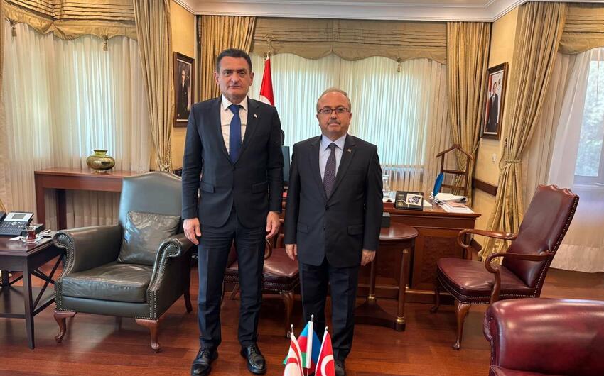 Şimali Kiprin daxili işlər naziri Bakıda Türkiyə səfiri ilə görüşdü