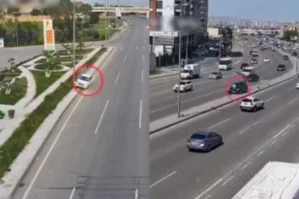 Bakıda sürücü diqqətsizliyinin törətdiyi qəzalar - Anbaan video