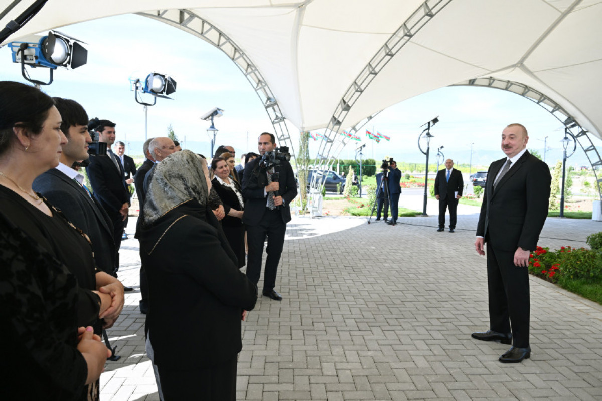 İkinci mərhələdə Kəngərlidə daha çox ev tikiləcək - Prezident 1 prez kng
