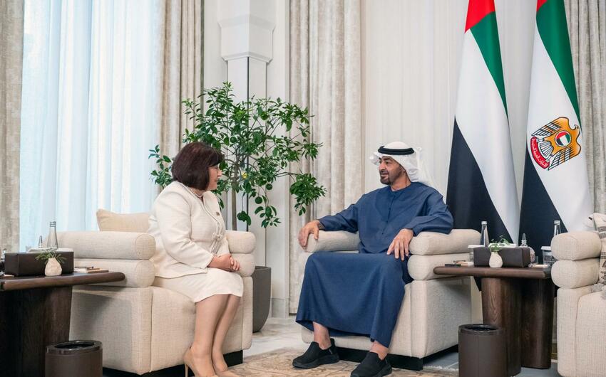 Sahibə Qafarova BƏƏ Prezidenti ilə görüşdü - FOTO