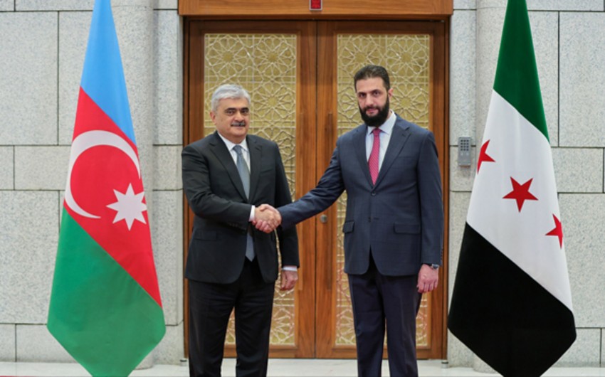 Samir Şərifov Şara ilə görüşdü - FOTO