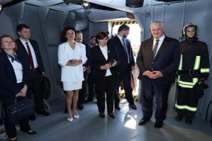 Sibiqa "Suraxanı" gəmi-muzeyini ziyarət etdi