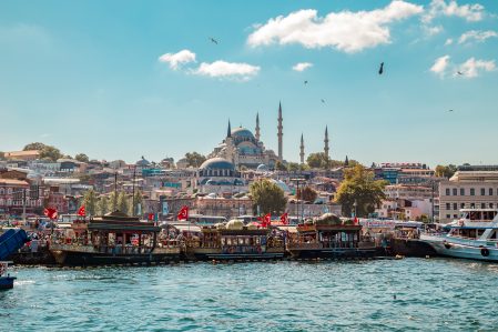 strait bosphorus suleymaniye mosque