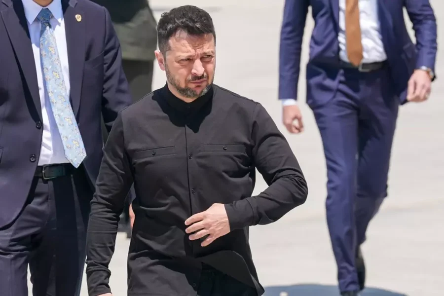 Zelenski Almaniyaya getdi