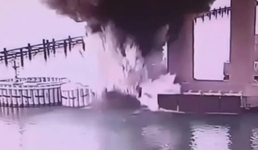 TƏCİLİ: Krım körpüsü partladıldı - ANBAAN VİDEO