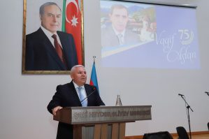 Şəkidə Vaqif Aslanın 75 illik yubileyi keçirildi - Fotolar
