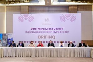 Qərbi Azərbaycan mövzusunda QHT layihələri ilə bağlı brifinq - FOTO