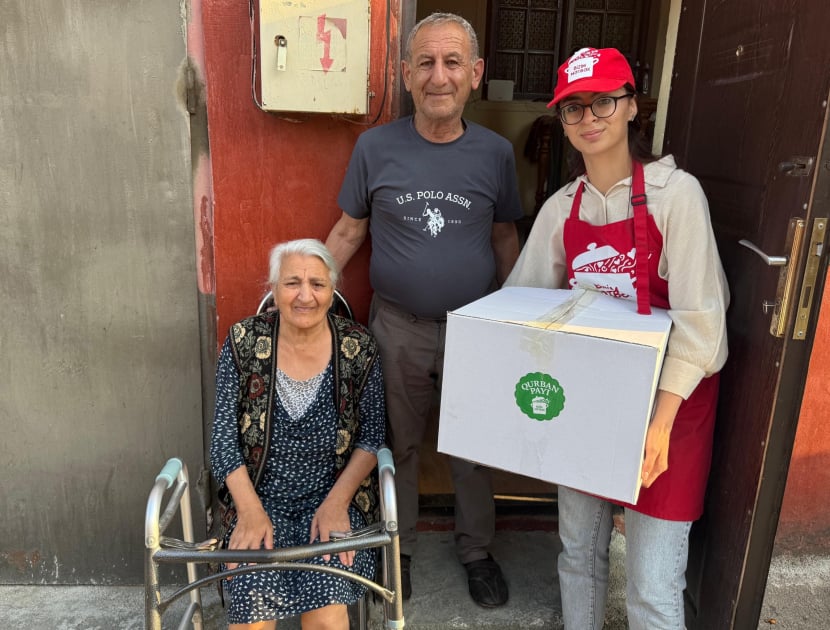 Leyla Əliyevanın təşəbbüsü ilə növbəti qurban payları verildi - FOTOLAR