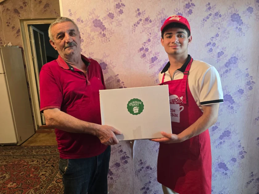 Leyla Əliyevanın təşəbbüsü ilə növbəti qurban payları verildi - FOTOLAR