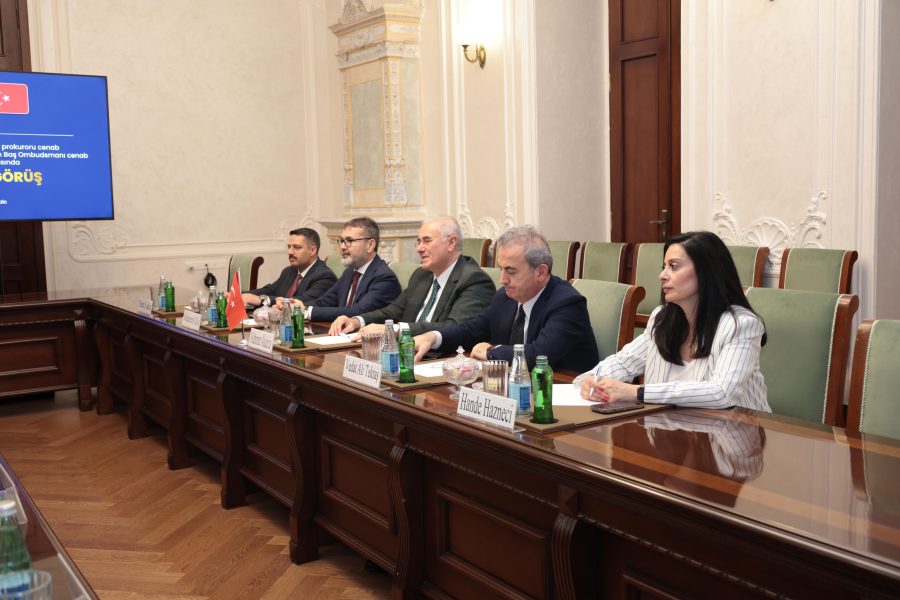 Kamran Əliyev Türkiyənin Baş Ombudsmanı ilə görüşdü - FOTO