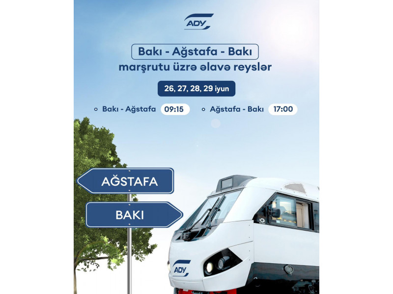 Bakı-Ağstafa-Bakı xəttinə əlavə reyslər təyin edildi 2 68569592d21a168569592d21a2175050485068569592d219f68569592d21a0
