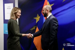 Kallas Ermənistana gedir: Mirzoyanla görüşəcək