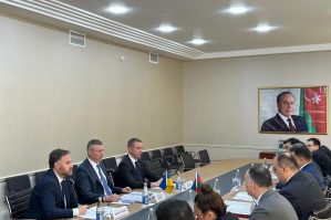 Azərbaycanla Ukrayna arasında protokol imzalandı - FOTO