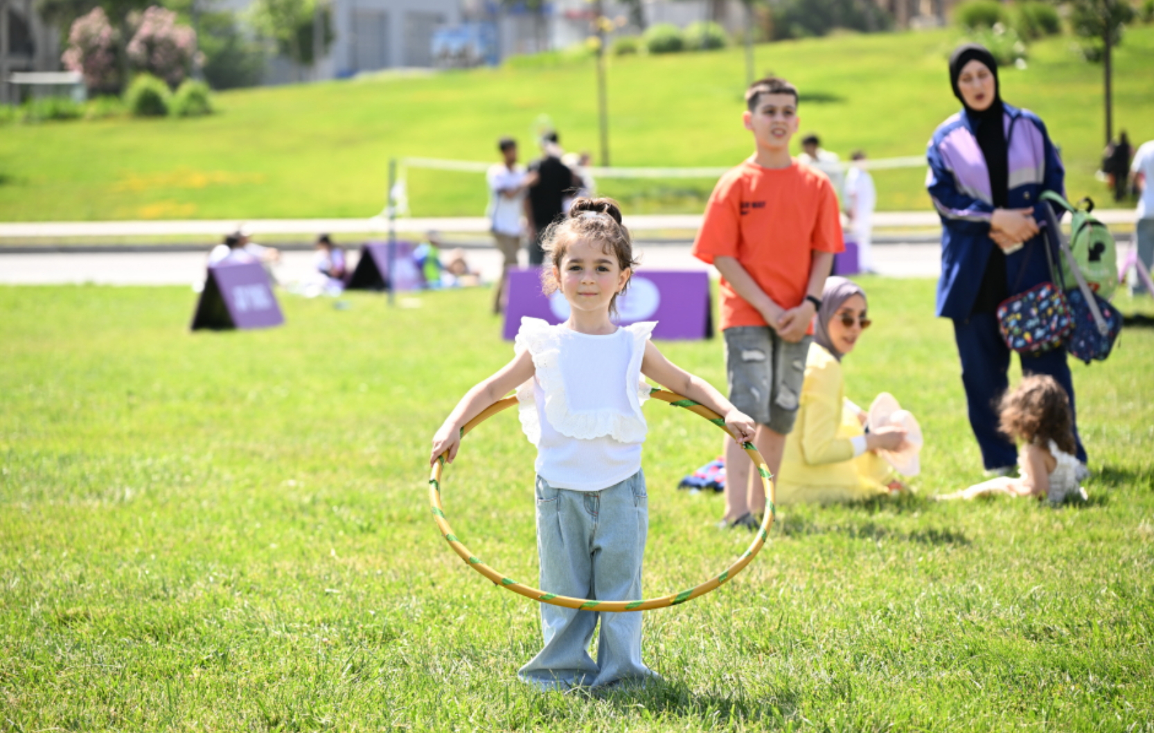 Heydər Əliyev Mərkəzinin parkında Uşaq Festivalı keçirilib – FOTOLAR