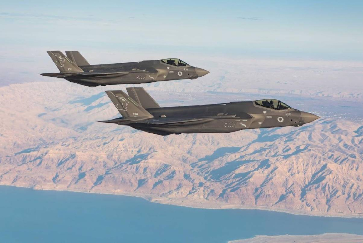 İran İsrailə məxsus F-35 təyyarəsini vurdu 1 800428417338.3485