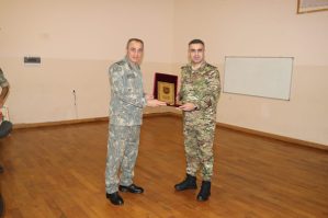 Hikmət Mirzəyev yeni hərbi prokurorla bir arada - FOTOLAR