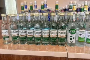 Naxçıvanda saxta alkoqollu içkilər aşkarlandı - FOTO