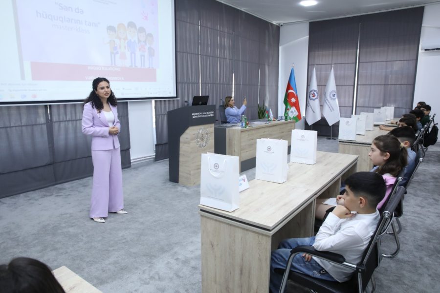 Həmkarlar İttifaqları Konfederasiyası uşaqlar üçün master-klas təşkil edib - FOTO