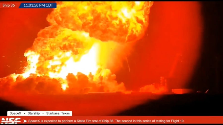 Maskın şirkətinə məxsus raket partladı - VİDEO