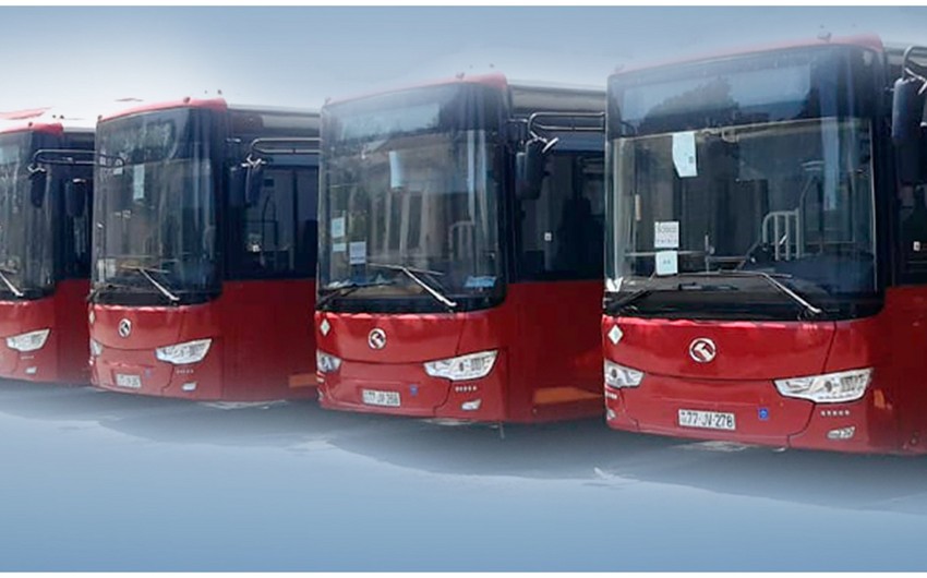 Daha bir marşrut xəttinin avtobusları yenilənir