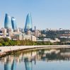 baku azerbaijan september 15 2016 baku flame towers is tallest skyscraper baku azerbaijan with height 190 m buildings consist apartments hotel office blocks