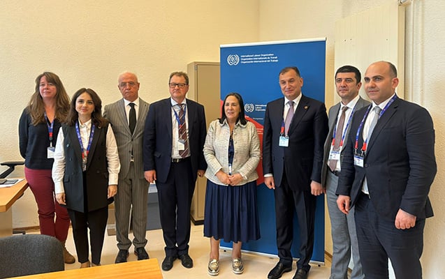 Azərbaycan Həmkarlar İttifaqları Konfederasiyasının nümayəndələri Cenevrədə bir sıra görüşlər keçirdi - FOTOLAR