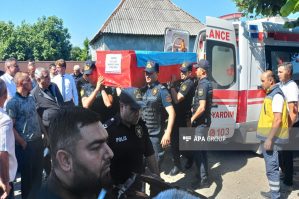 Daşkəsəndə həlak olan gizir dəfn edildi - FOTOLAR