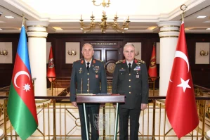 Kərim Vəliyev türkiyəli həmkarı ilə görüşdü - VİDEO