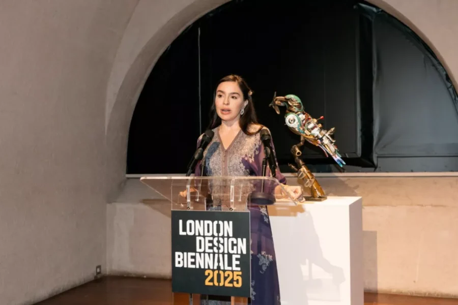 Leyla Əliyeva Londonda Azərbaycan pavilyonunun açılışında - FOTO 1 leyla