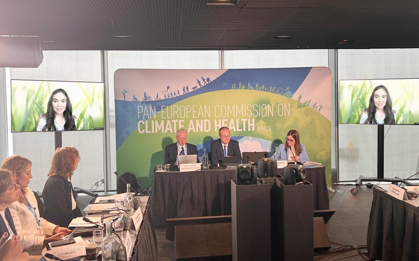 Leyla Əliyeva ÜST-ün yüksək səviyyəli tədbirində - FOTOLAR