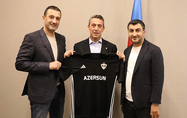 “Qarabağ” rəsmiləri Ali Koçla görüşdü - FOTO 1 q