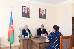 Şirvanda keçmiş məcburi köçkünlərin müraciətləri dinlənildi - FOTOLAR