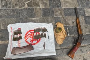 Səbaildə silah-sursat aşkarlandı - VİDEO