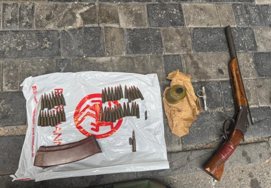 Səbaildə silah-sursat aşkarlandı - VİDEO