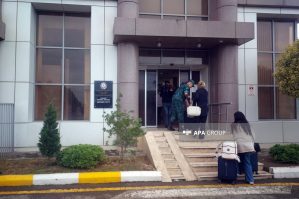 "Astara" buraxılış məntəqəsindən təxliyə davam edir - FOTOLAR