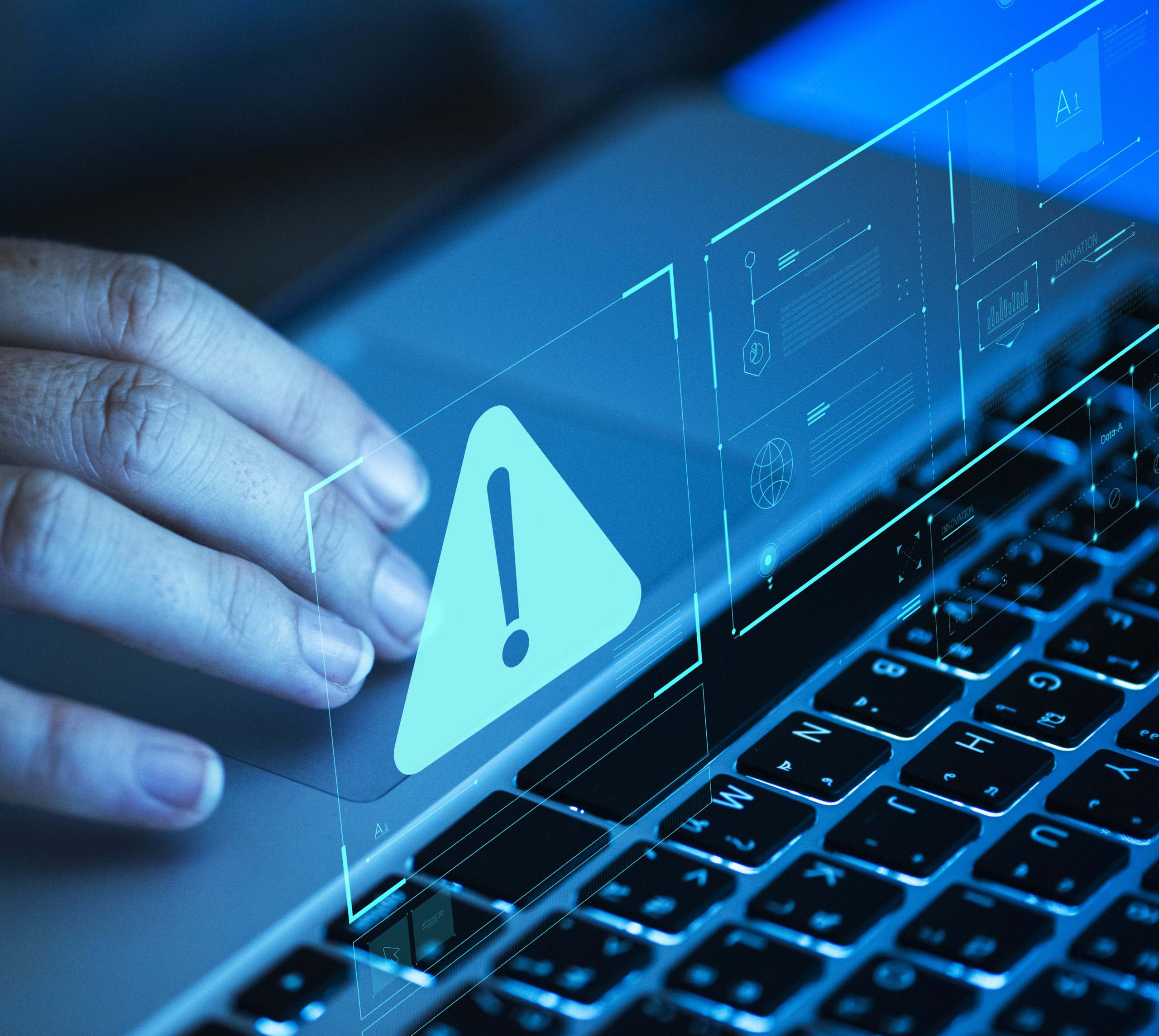 woman scrolling laptop scaled