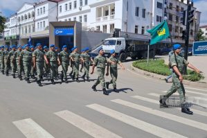 Xankəndidə hərbçilərin yürüşü keçirildi - FOTOLAR