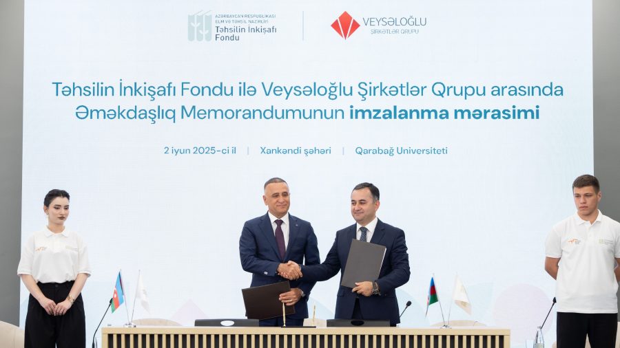 Veysəloğlu Şirkətlər Qrupundan Qarabağ Universitetinə təhsil dəstəyi - FOTO