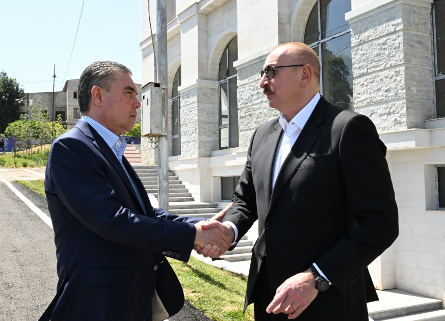 İlham Əliyev Berdiməhəmmədovun səfəri ilə bağlı paylaşım etdi - VİDEO