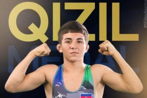 Güləşçimiz Afinada dünya çempionu oldu