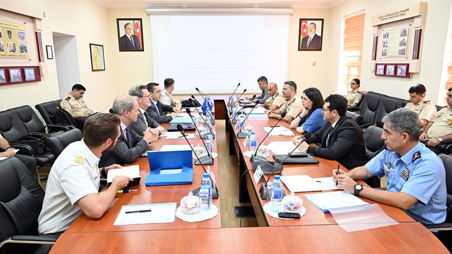 MN-nin nümayəndələri ilə NATO-nun ekspert heyəti görüşdü - FOTO